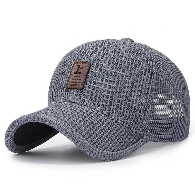 Wholesale Outdoor Sun Protection Hollow Mesh Baseball Cap